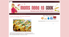 Desktop Screenshot of cook.momsneedtoknow.com